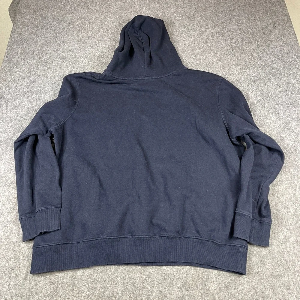 The North Face Mens Navy Blue Grizzly Bear Graphic Hoodie XXL A532A F21